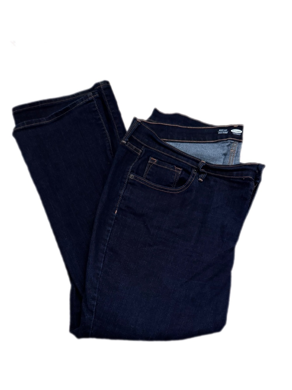 Old Navy Women's Straight Leg Jeans - Dark Indigo